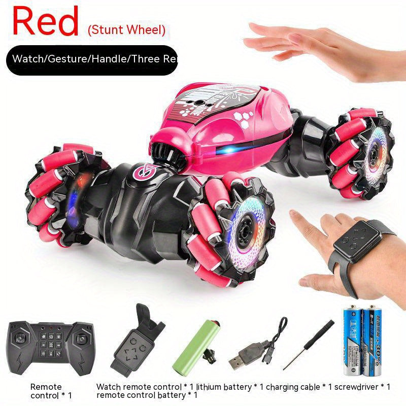 RC Stunt Car 4WD Remote Control Off-Road Vehicle with Gesture Control & Twist Racing