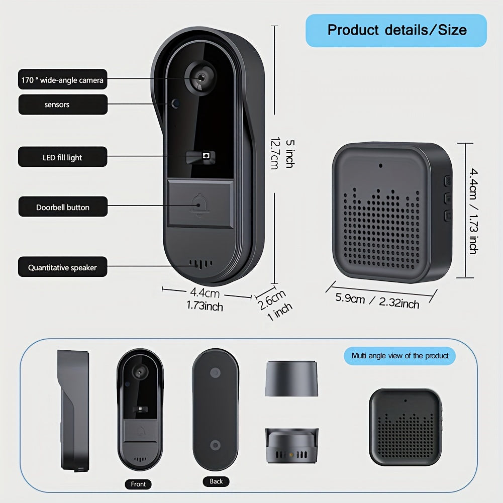 Best Doorbell Camera Smart WiFi Video 2-Way Audio with Motion Detection