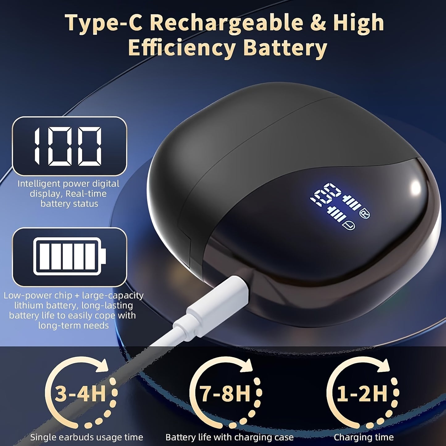Moktan Sabai AI Translator Earbuds - Real-Time Simultaneous Interpretation for Business & Travel