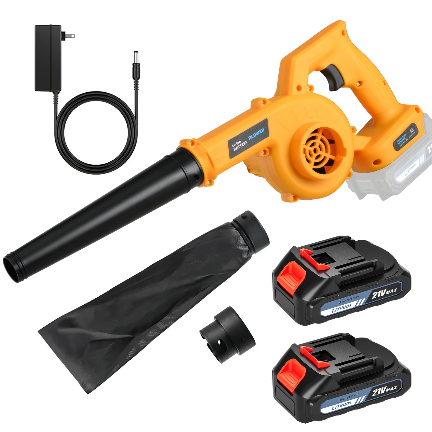 Cordless Leaf Blower Vacuum with Super Suction | For Yard & Lawn Cleaning