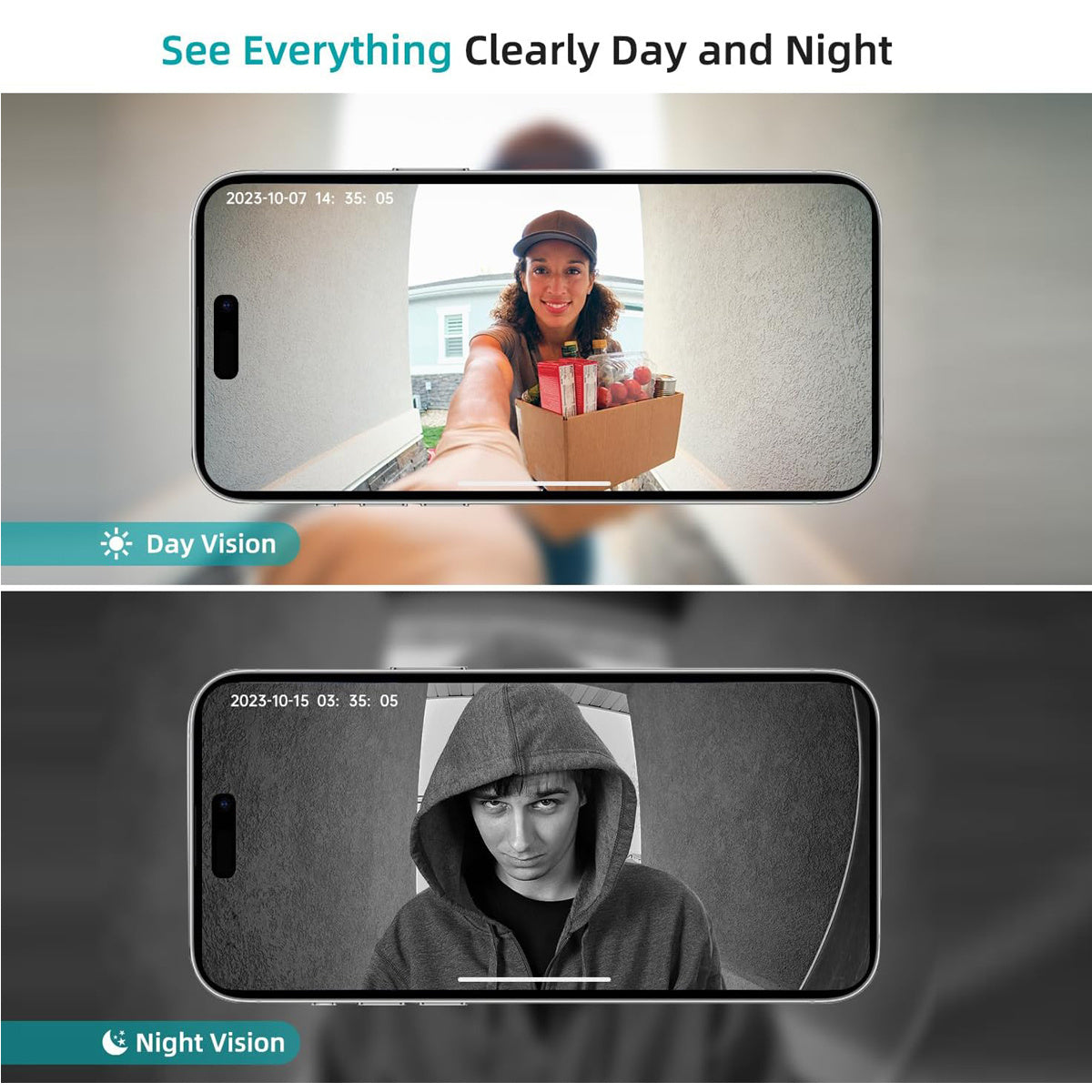 Best Doorbell Camera Smart WiFi Video 2-Way Audio with Motion Detection