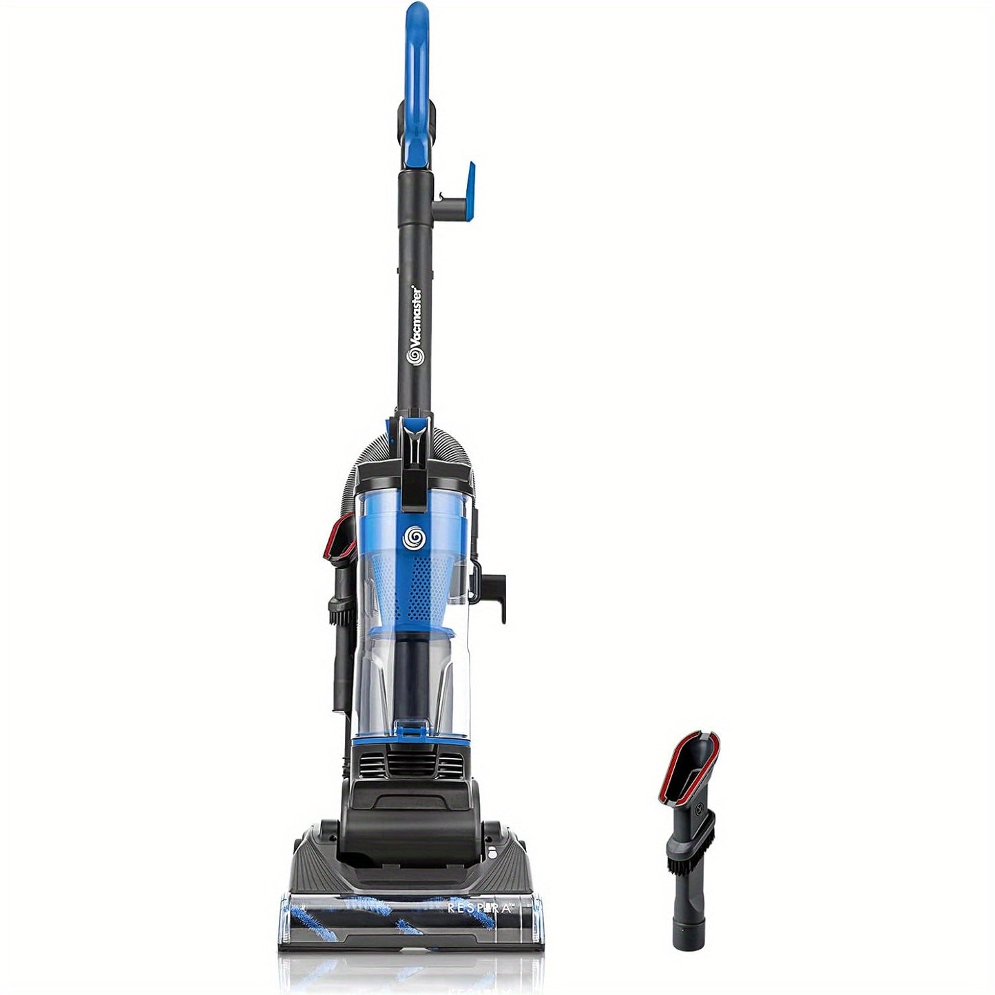 Bagless Upright Vacuum Cleaner for Carpet & Pet Hair, Cyclone Filtration, 17ft