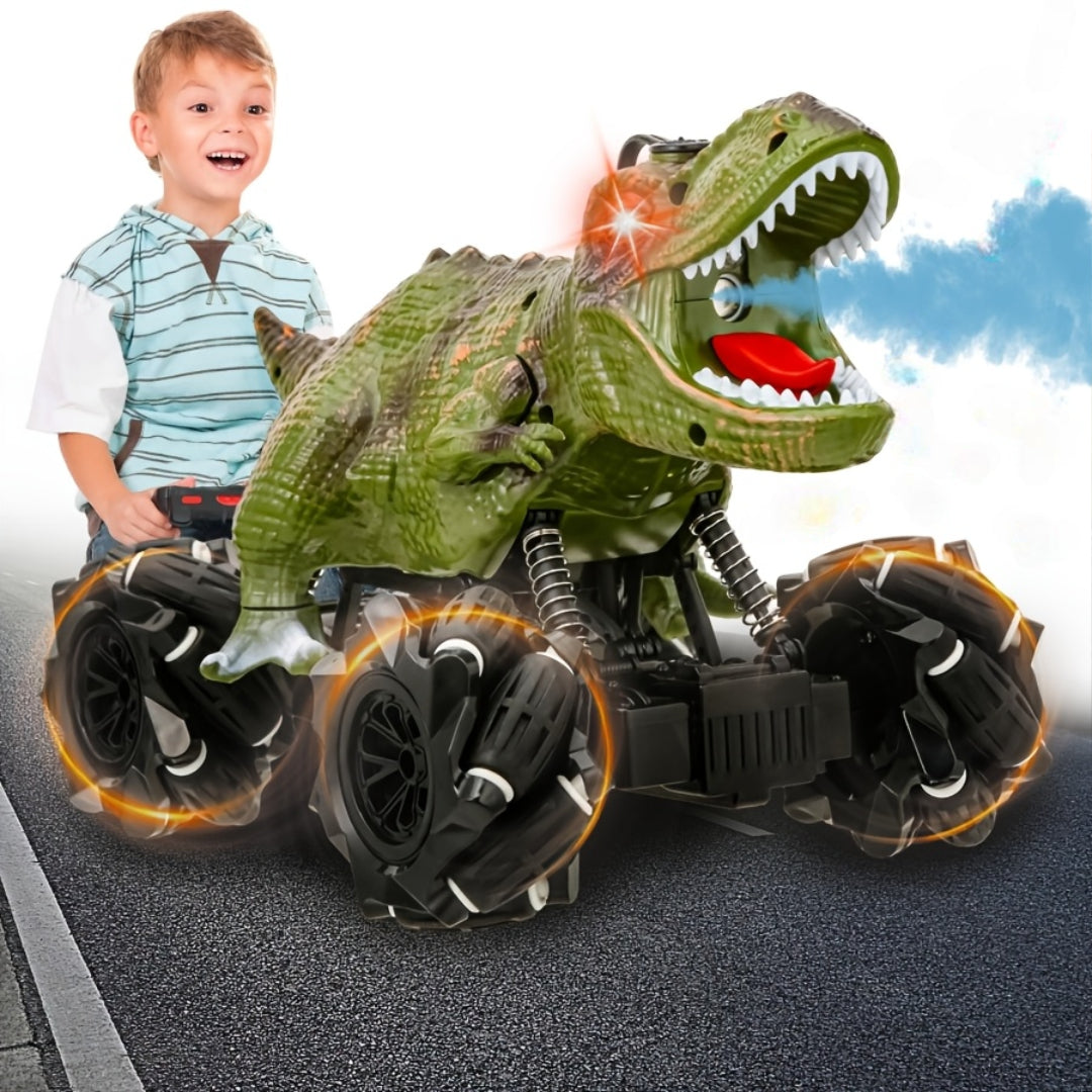 RC Monster Stunt Car Remote Control Truck with Drift, Lights, Sound & Spray for Kids