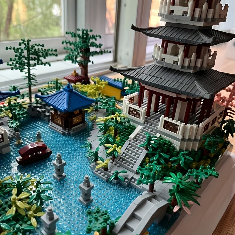 Architecture Building Blocks Set | 3800+ PCS Hangzhou West Lake Landmark Kit