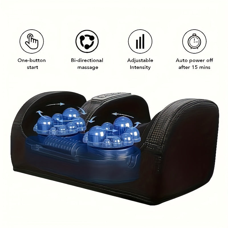 Foot Massager with Heat & Compression – Circulation, Relaxation, Home Spa Gift