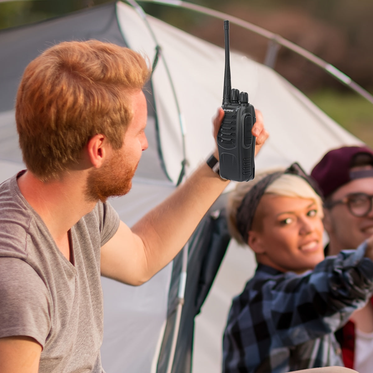 Long Range Walkie Talkies for Adults, Rechargeable 2-Way Radios with Earpieces
