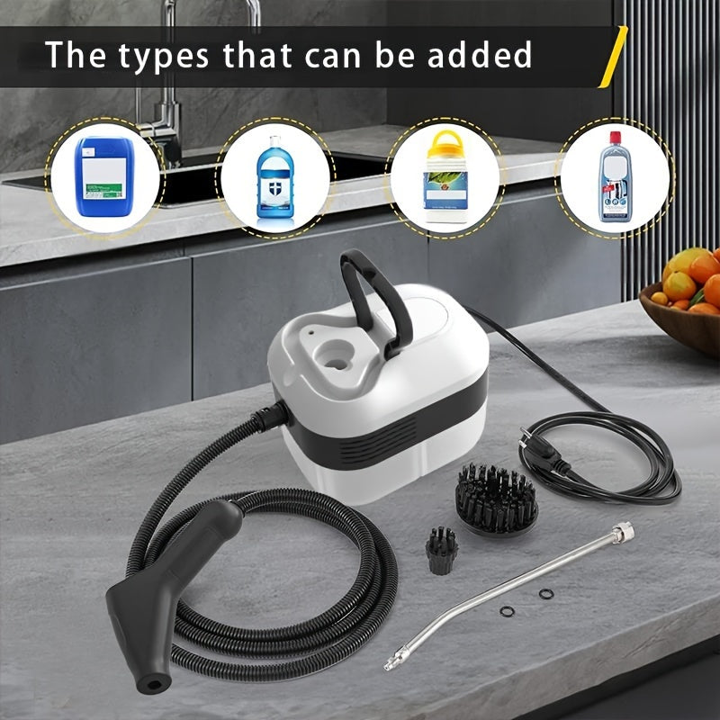 High-Pressure Handheld Steam Cleaner for Home, Kitchen, Carpet & Car Cleaning