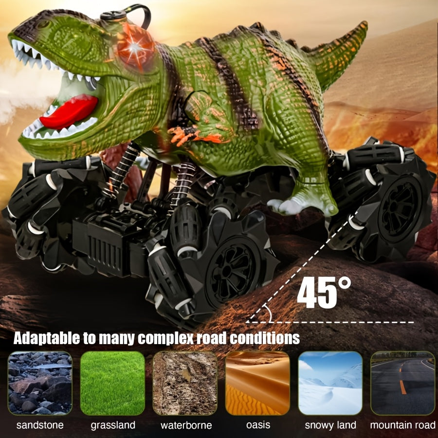 RC Monster Stunt Car Remote Control Truck with Drift, Lights, Sound & Spray for Kids