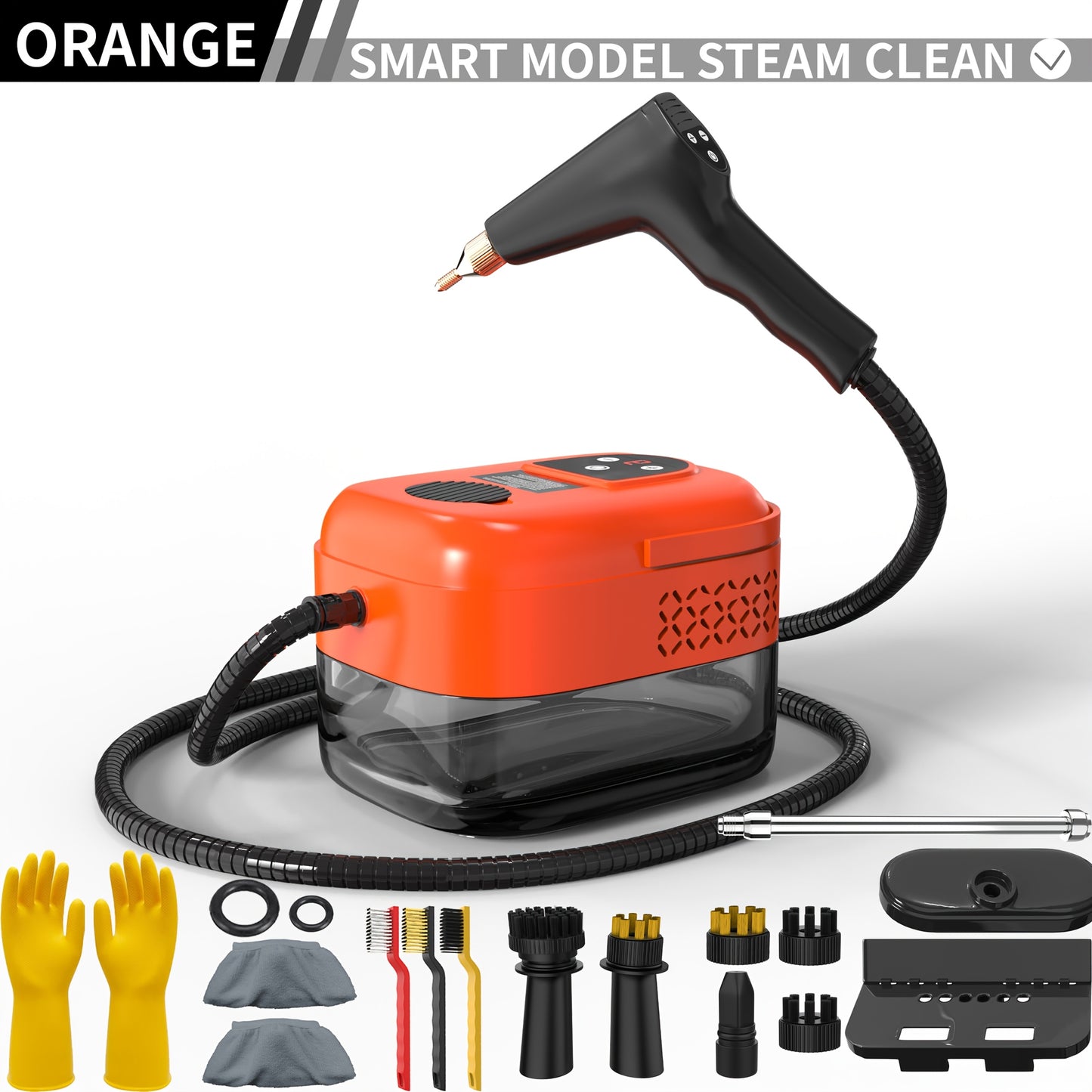 High-Pressure Handheld Steam Cleaner for Home, Kitchen, Carpet & Car Cleaning