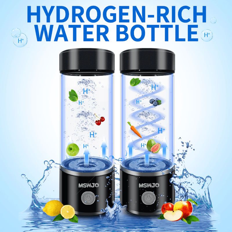 Hydrogen Water Bottle – 420ml Portable Ionizer for Office, Travel & Hydration Moktan Sabai