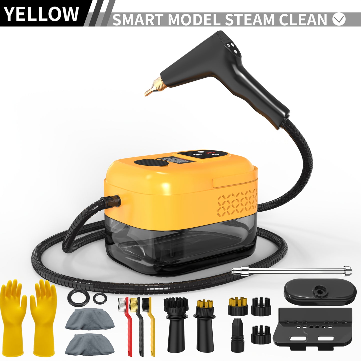 High-Pressure Handheld Steam Cleaner for Home, Kitchen, Carpet & Car Cleaning