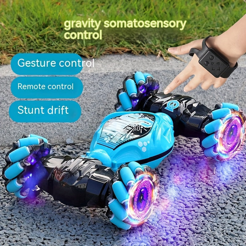 RC Stunt Car 4WD Remote Control Off-Road Vehicle with Gesture Control & Twist Racing
