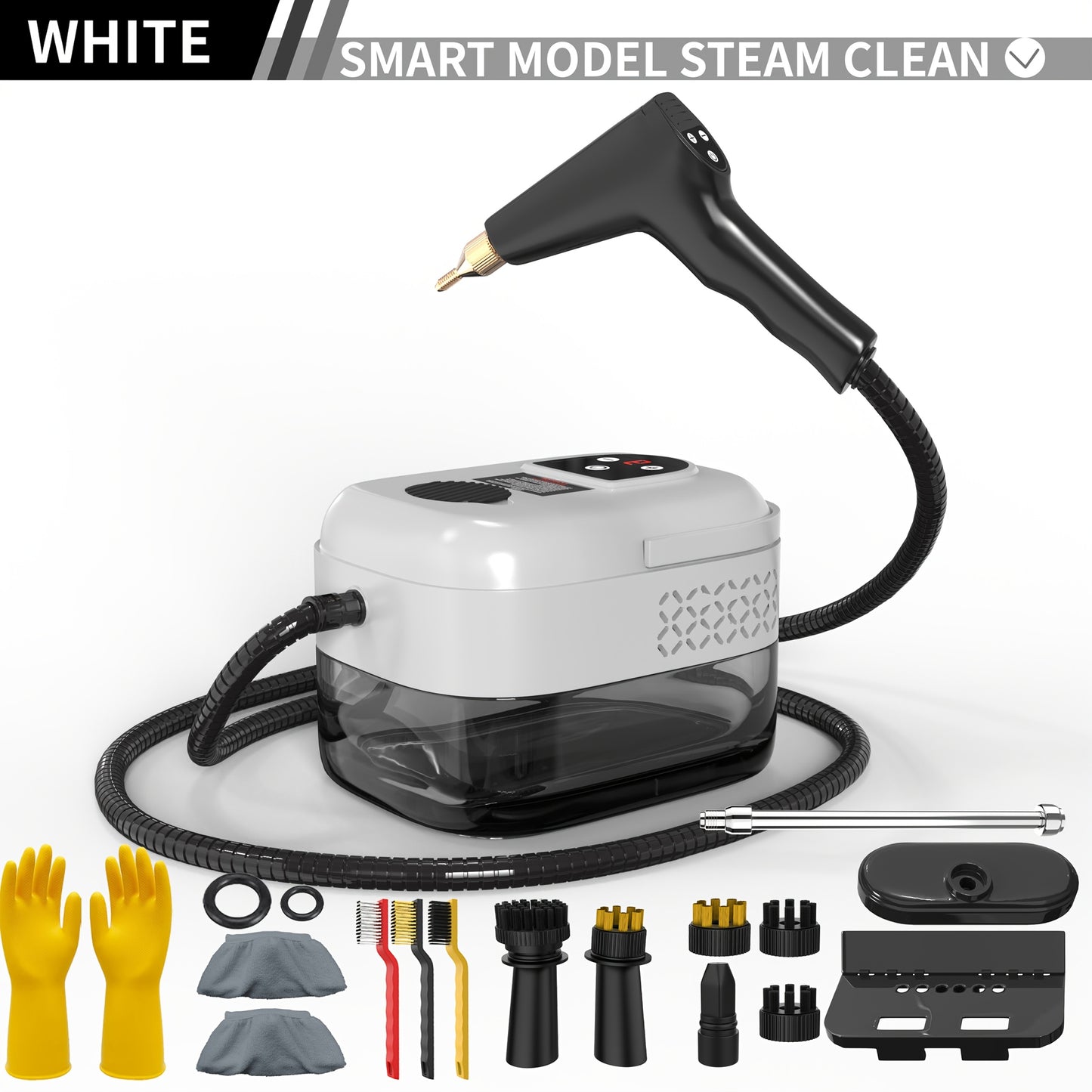 High-Pressure Handheld Steam Cleaner for Home, Kitchen, Carpet & Car Cleaning