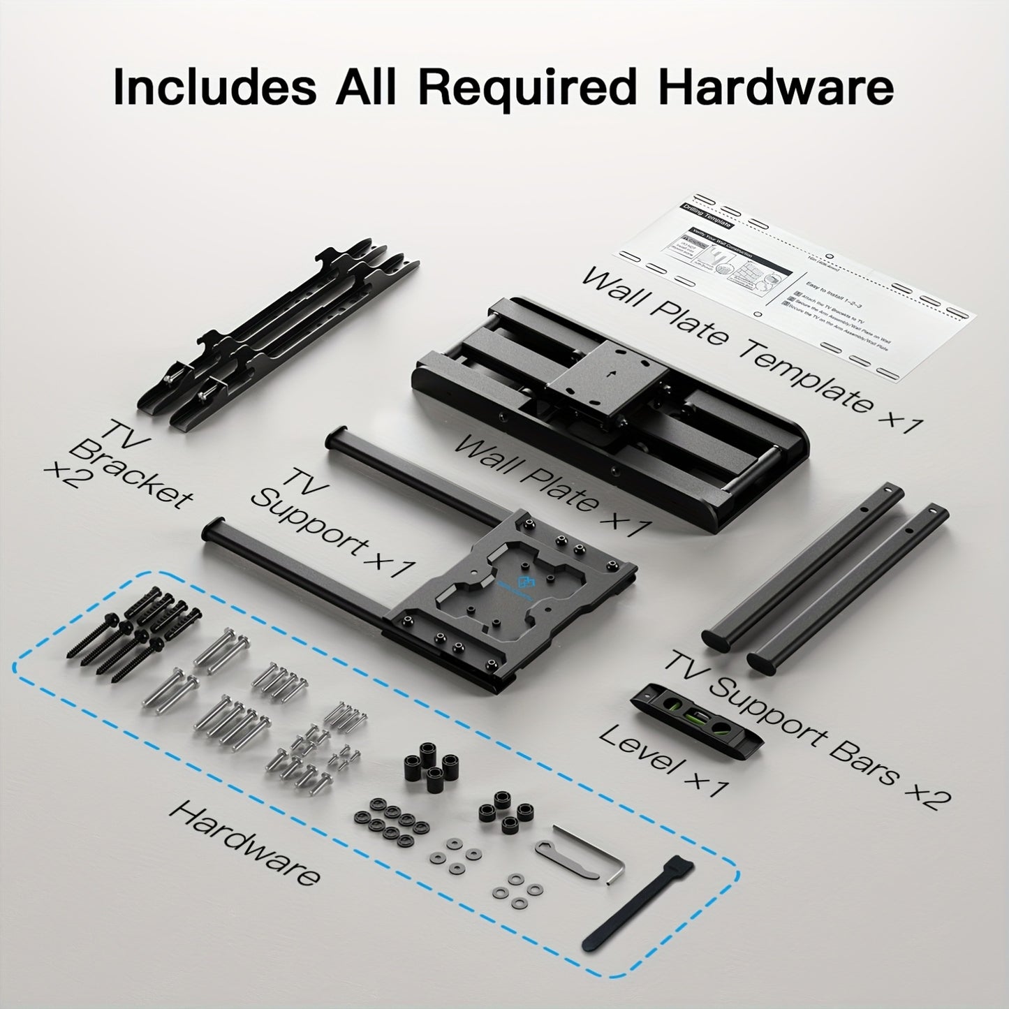 Full Motion TV Wall Mount for 37-75 Inch TVs | Articulating Arms, Swivel & Tilt