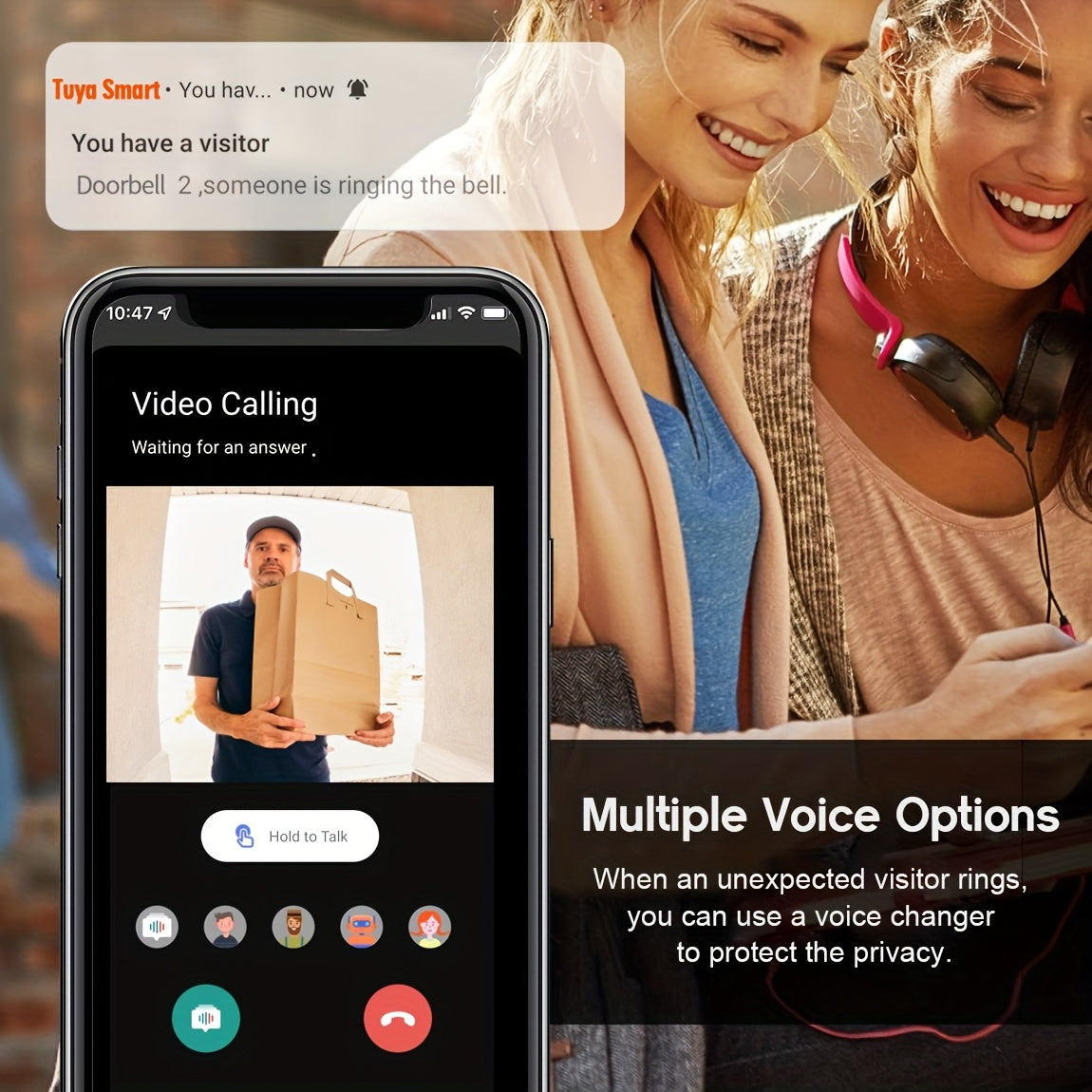 Best Doorbell Camera Smart WiFi Video 2-Way Audio with Motion Detection
