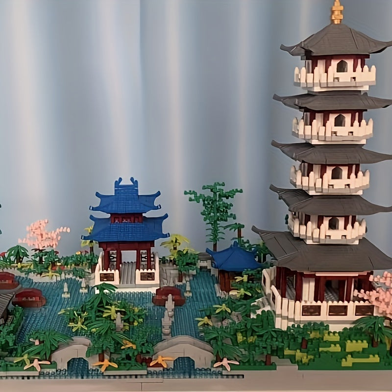 Architecture Building Blocks Set | 3800+ PCS Hangzhou West Lake Landmark Kit