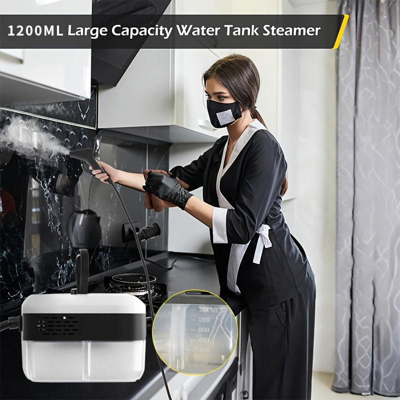 High-Pressure Handheld Steam Cleaner for Home, Kitchen, Carpet & Car Cleaning