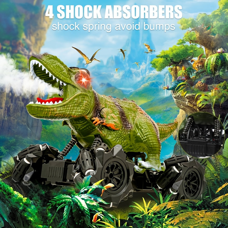 RC Monster Stunt Car Remote Control Truck with Drift, Lights, Sound & Spray for Kids