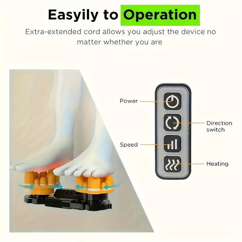 Foot Massager with Heat & Compression – Circulation, Relaxation, Home Spa Gift