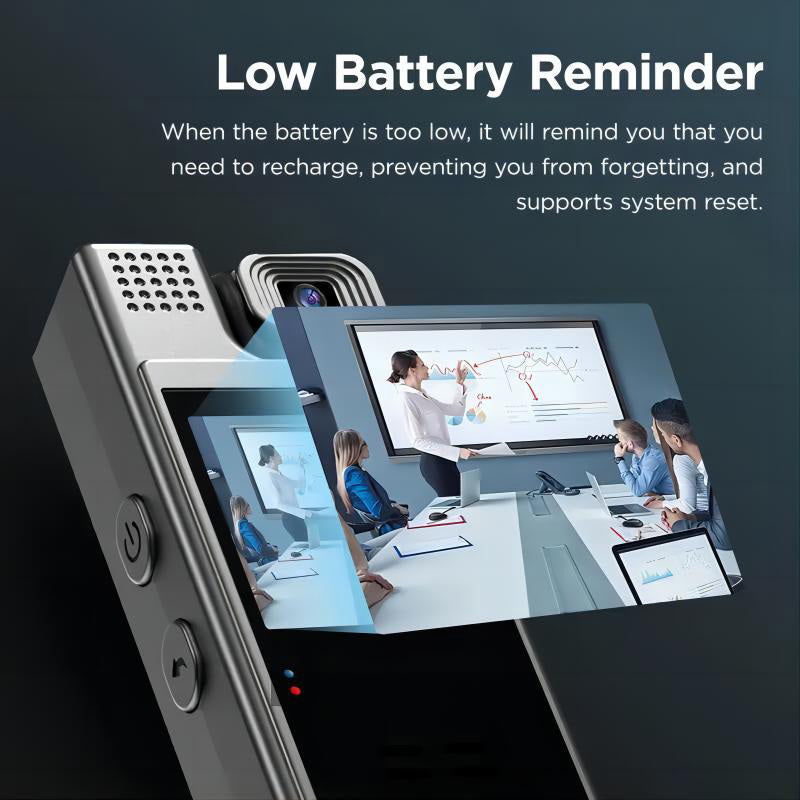 Smart 1080P HD Body Camera – Rotatable Lens, USB Rechargeable Pocket Camcorder