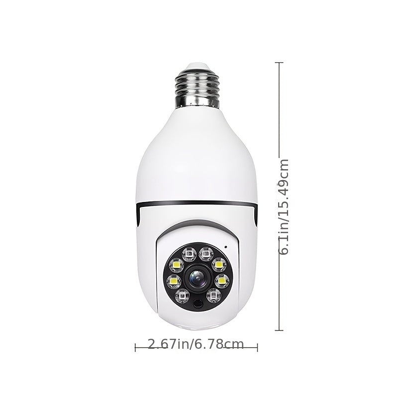 Wireless Cameras 4PCS 3MP Smart Bulb, Night Vision & 2-Way Audio