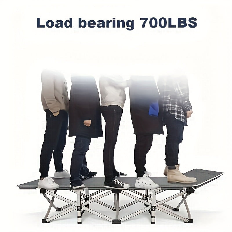 75 Folding Camping Bed – Heavy Duty Outdoor Guest Cot, 450–500lbs, Portable w/ Bag