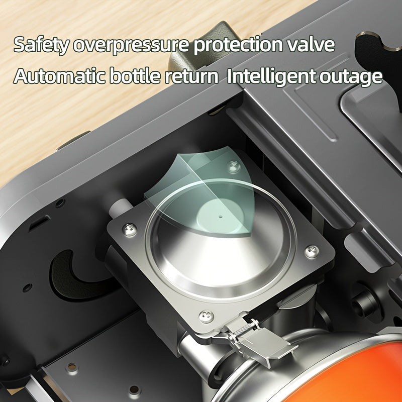 Portable Butane Gas Stove 3500W with Piezo Ignition & Safety Lock for Camping & BBQ