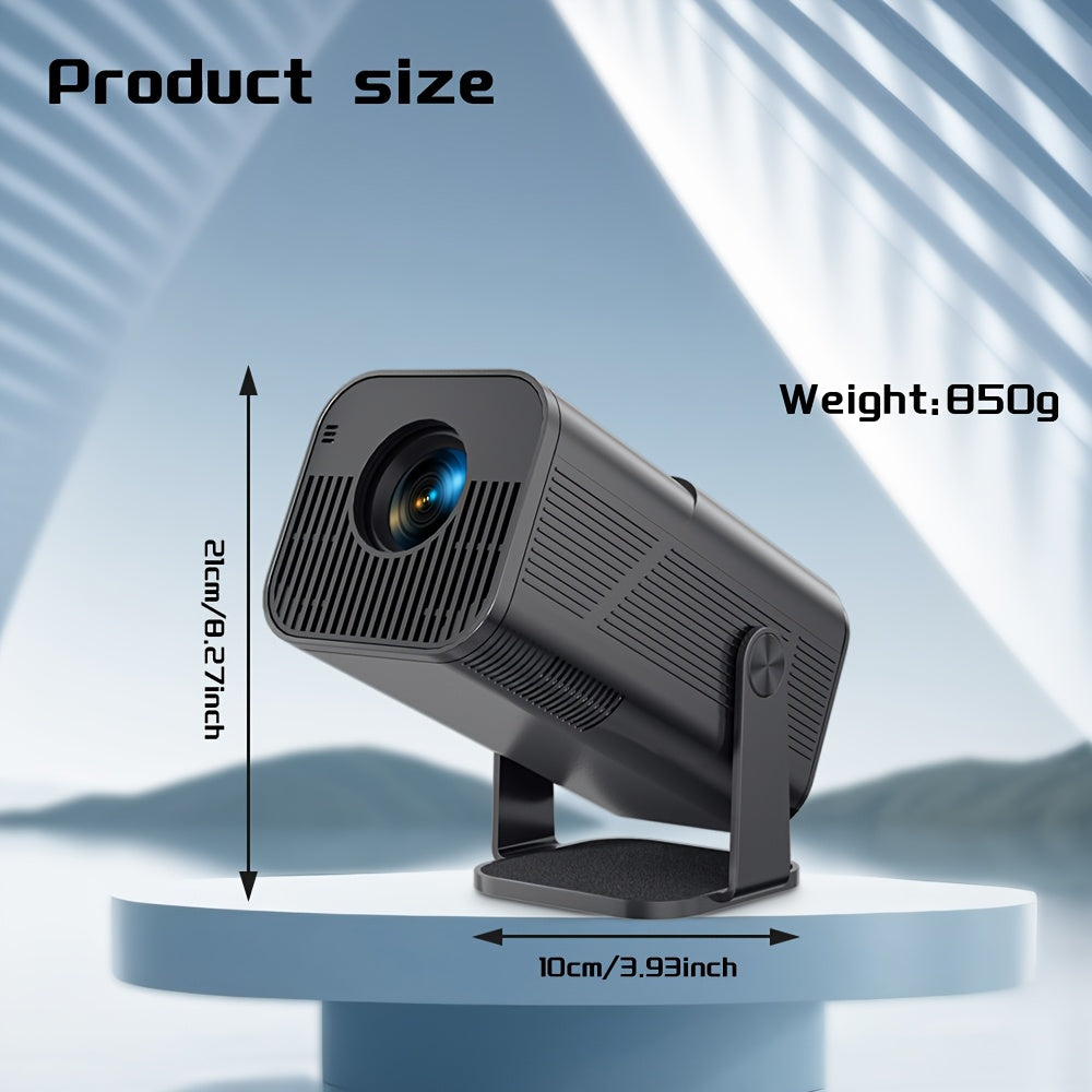 4K Mini Projector with WiFi & Android | Smart Portable Home Theater Projector