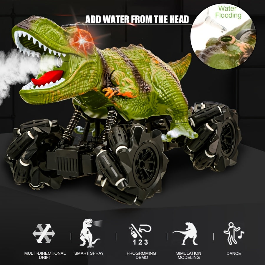 RC Monster Stunt Car Remote Control Truck with Drift, Lights, Sound & Spray for Kids