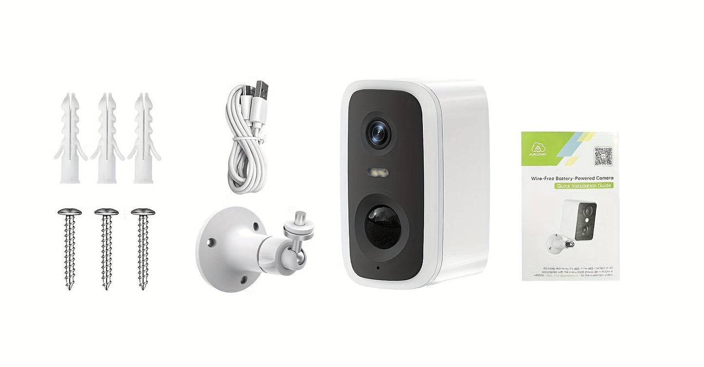 Moktan Sabai - 5MP Solar Security Camera with 360° View & AI Detection