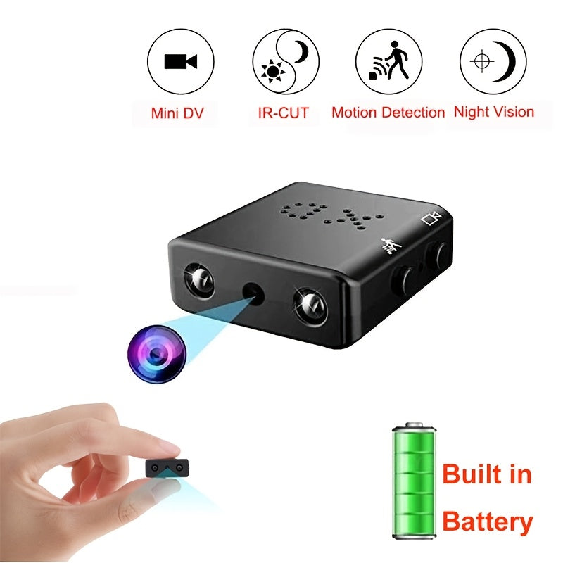 USB Rechargeable Hidden Cam Recorder - 720P HD with Night Vision & No Monthly Fees