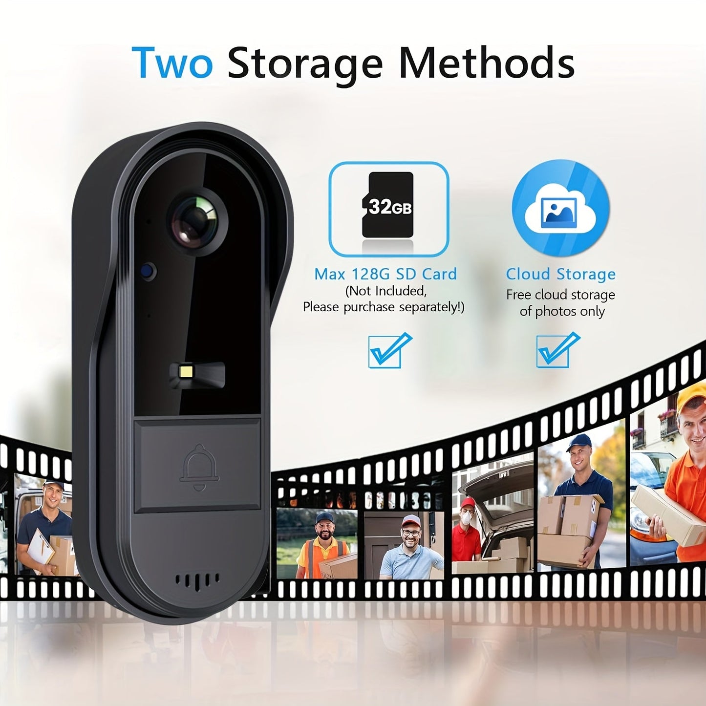 Best Doorbell Camera Smart WiFi Video 2-Way Audio with Motion Detection