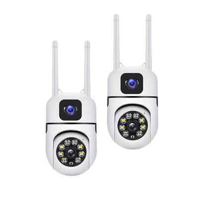 Home Security Cameras Wireless Dual Lens 1080P WiFi with Night Vision
