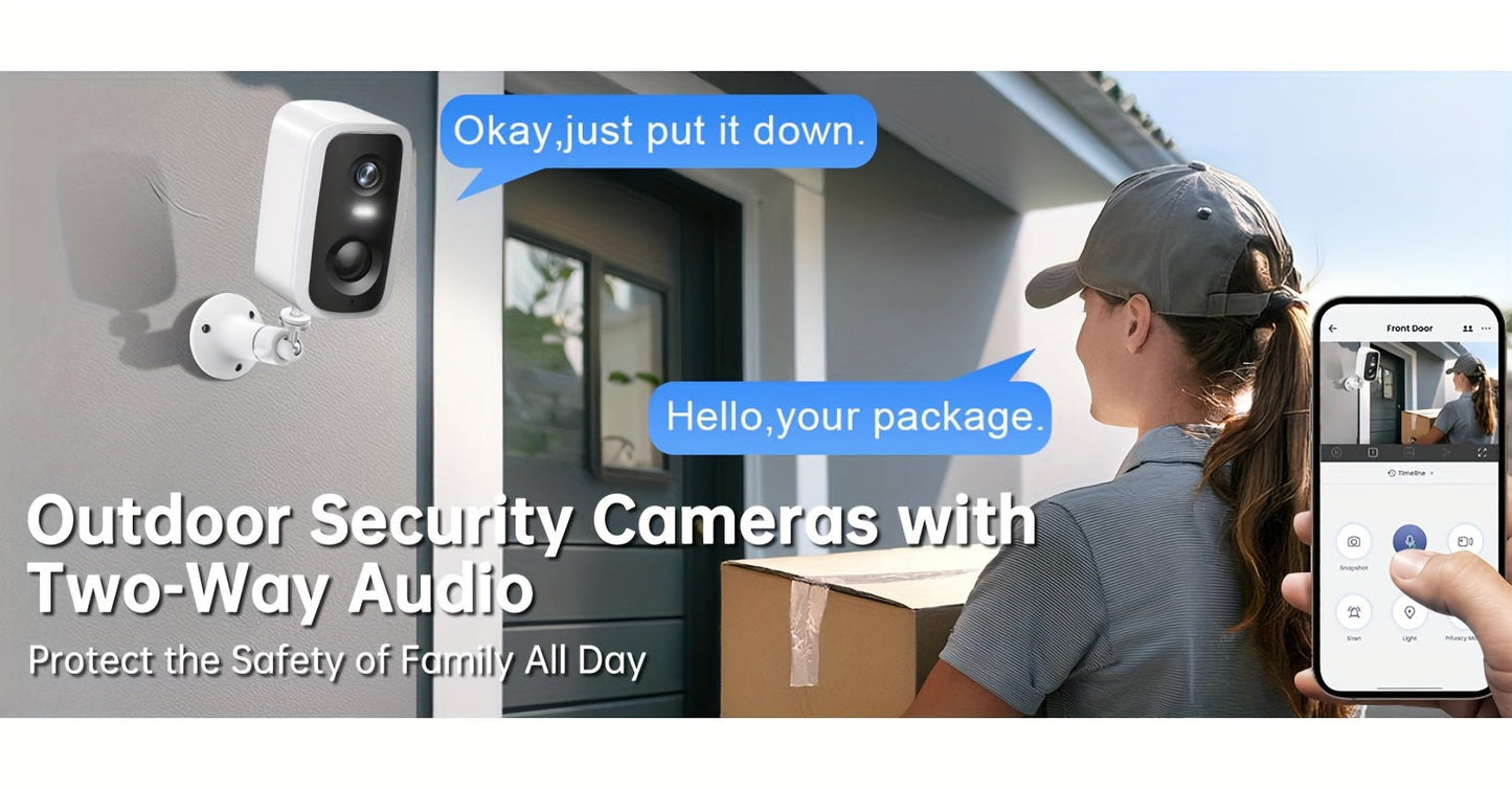 Moktan Sabai - 5MP Solar Security Camera with 360° View & AI Detection