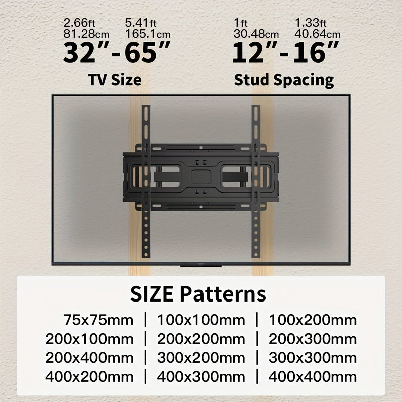 Full Motion TV Wall Mount for 37-75 Inch TVs | Articulating Arms, Swivel & Tilt