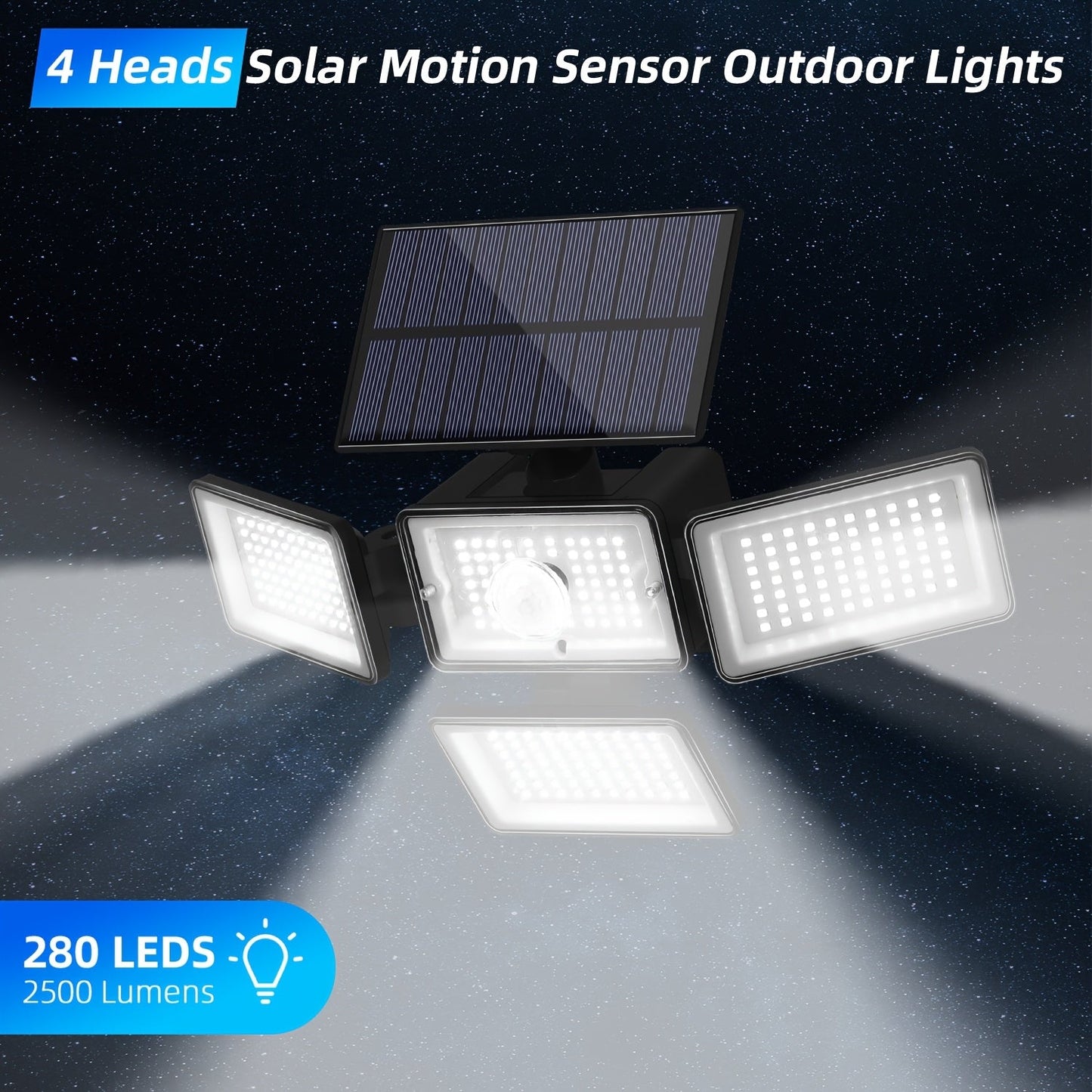 Moktan Sabai - Bright Solar Lights w/ Remote & Motion Sensor 2/4 Pack