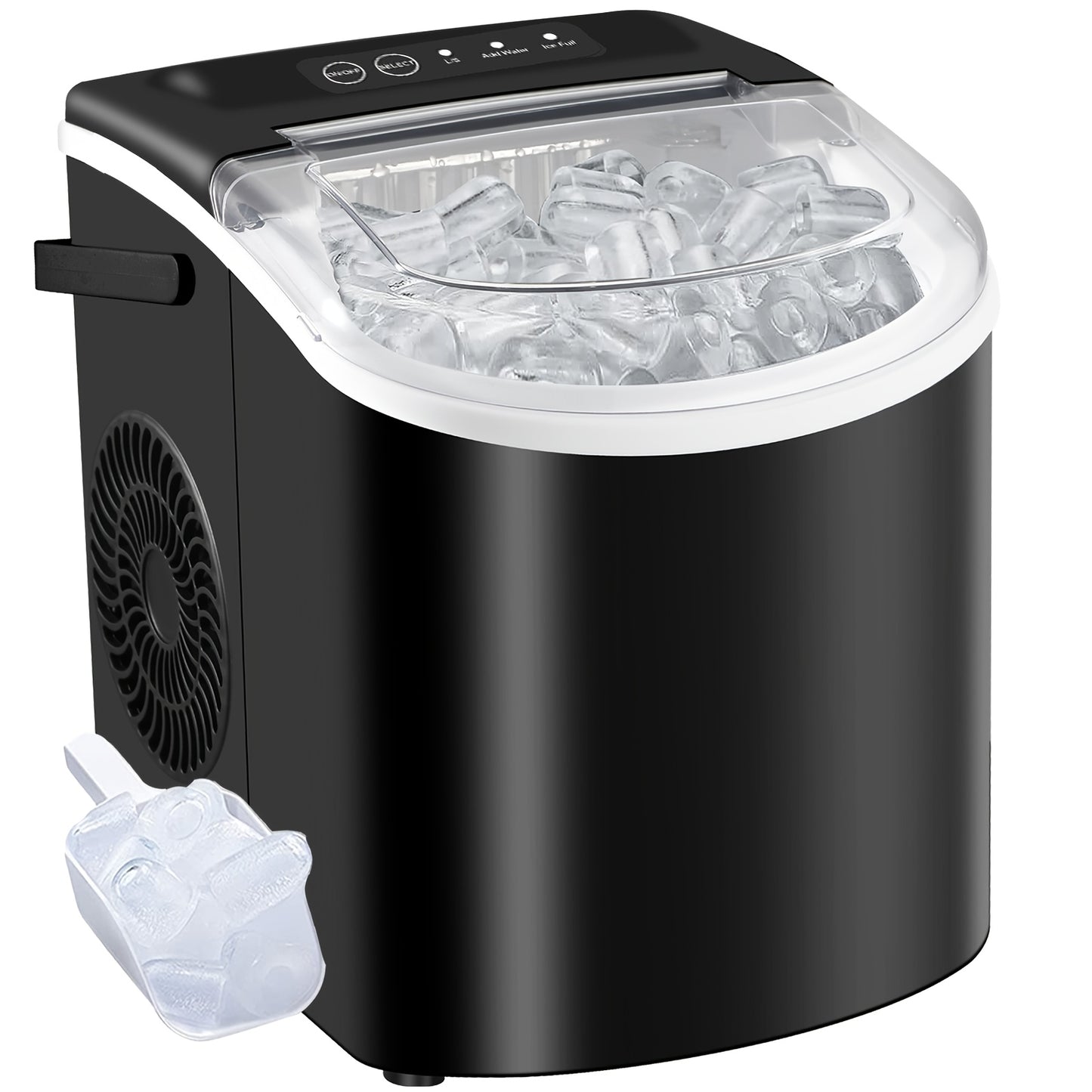 LBC 26lb Countertop Ice Maker with Auto-Clean for Home & Parties