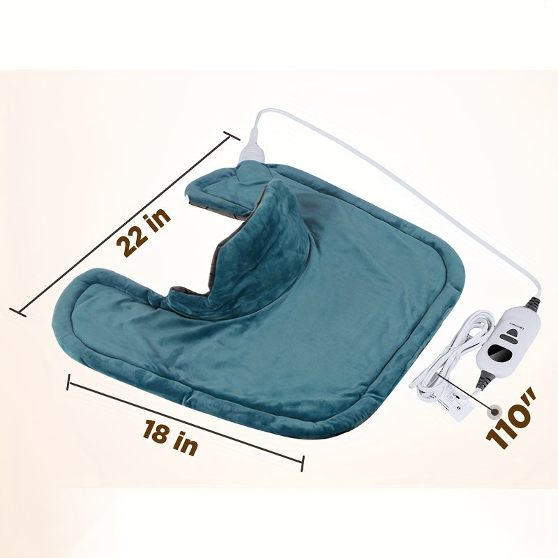 Graphene Heating Pad for Neck & Shoulders – Weighted, 6 Heat Levels, Auto-Off