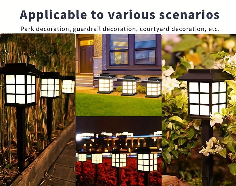 Outdoor Solar Path Lights – 600mA Waterproof LED Landscape Lights (different Sizes Available)