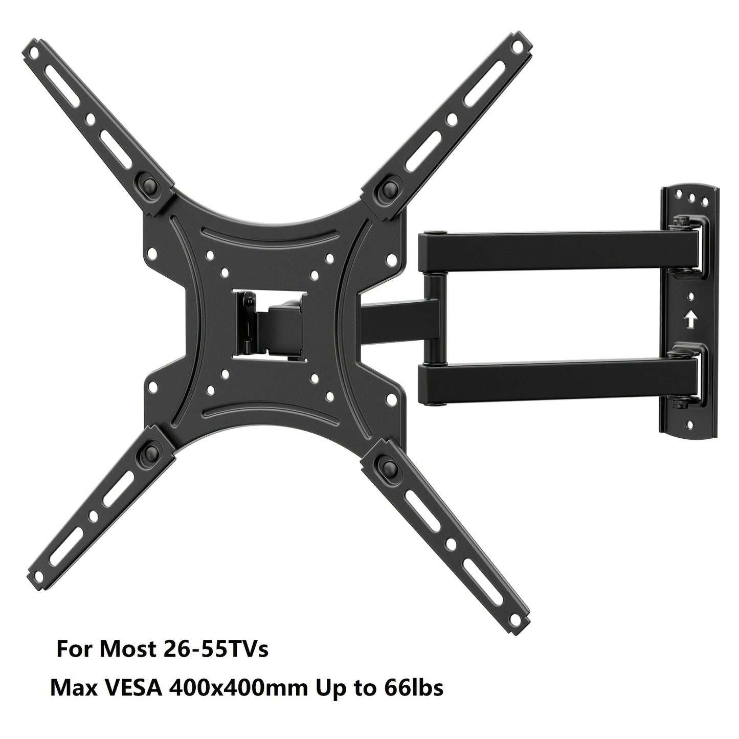 Full Motion TV Wall Mount for 37-75 Inch TVs | Articulating Arms, Swivel & Tilt