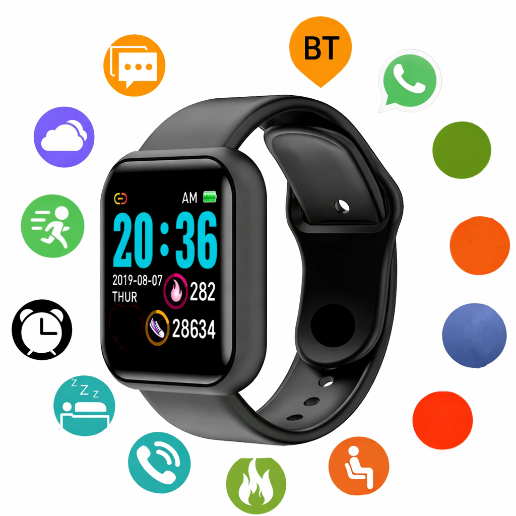 Smartwatch for Men & Women with Fitness Tracker, Messages & Heart Rate Monitor
