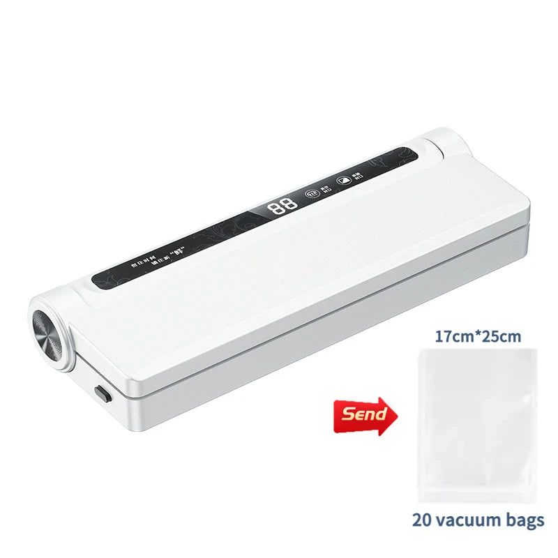 Automatic Vacuum Sealer Machine Strong Suction Food Saver No-Bag Selection Needed
