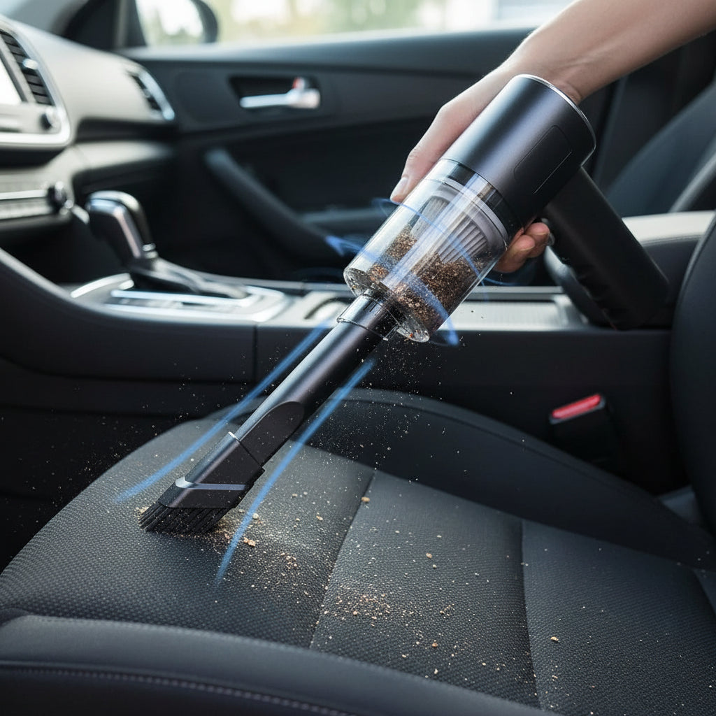 Moktan Sabai Wireless 120W High Power Vacuum Cleaner Dual Use Home Car Handheld Portable Black Black