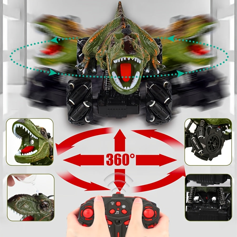RC Monster Stunt Car Remote Control Truck with Drift, Lights, Sound & Spray for Kids