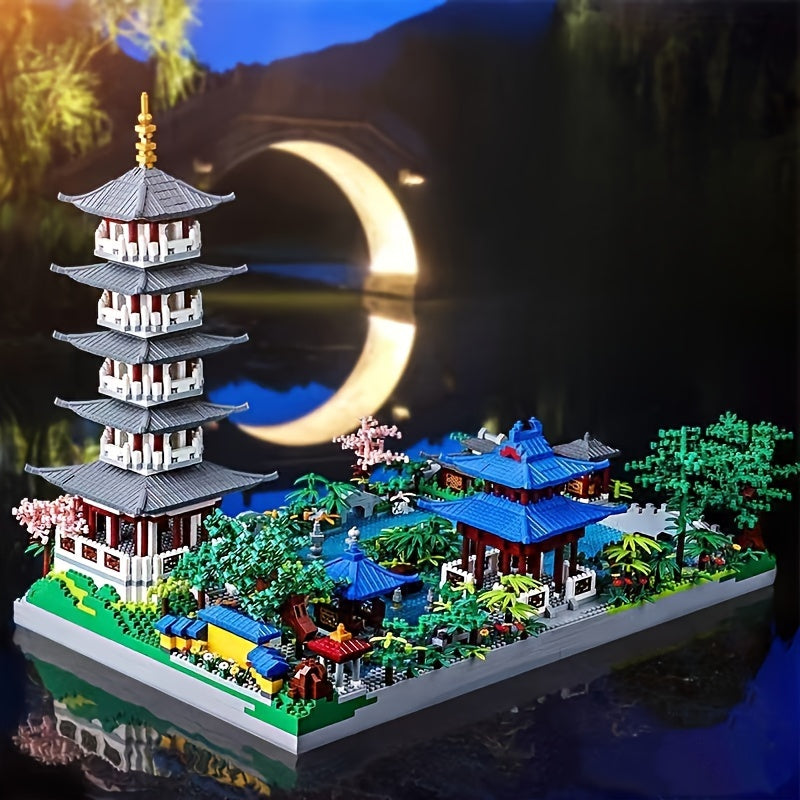 Architecture Building Blocks Set | 3800+ PCS Hangzhou West Lake Landmark Kit