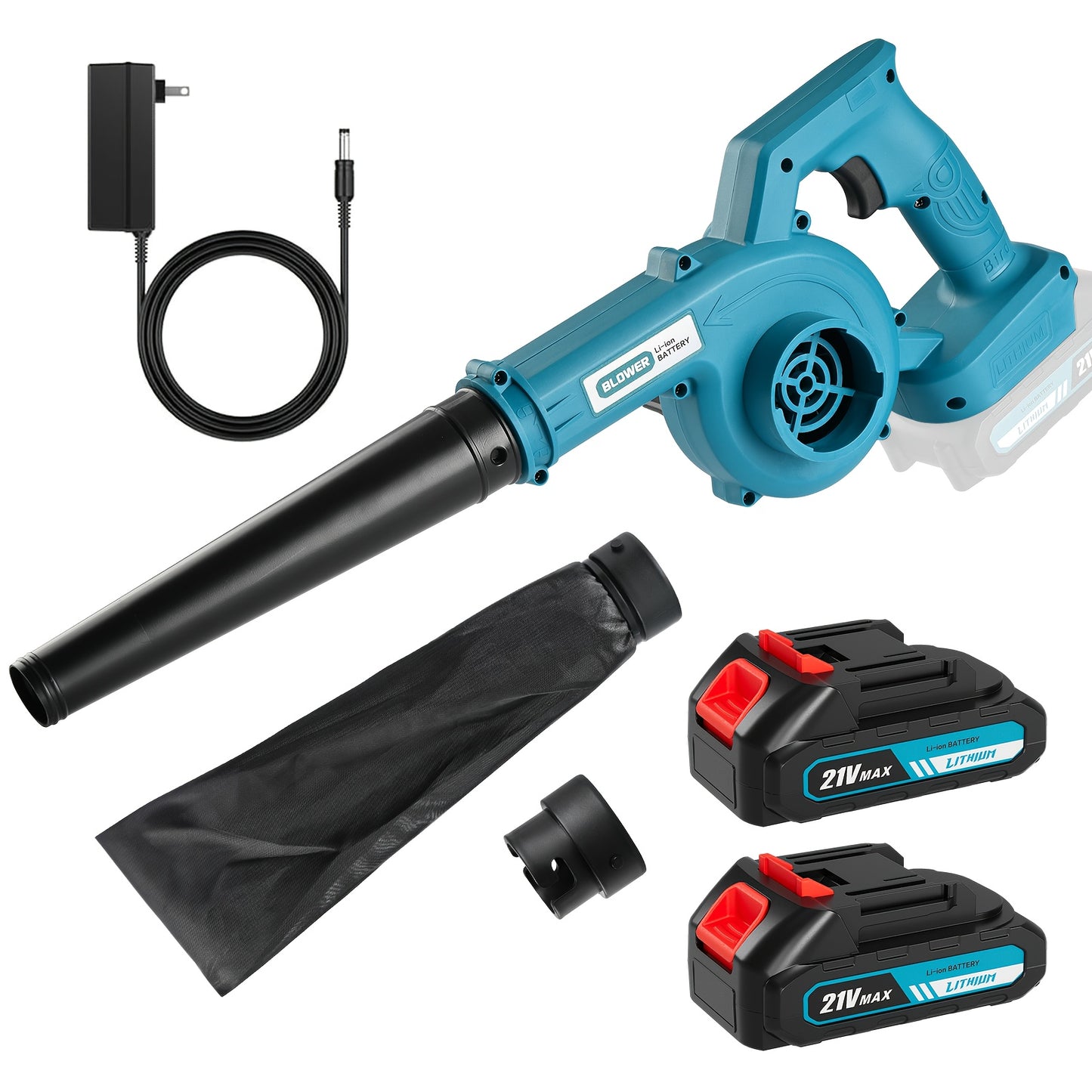 Cordless Leaf Blower Vacuum with Super Suction | For Yard & Lawn Cleaning