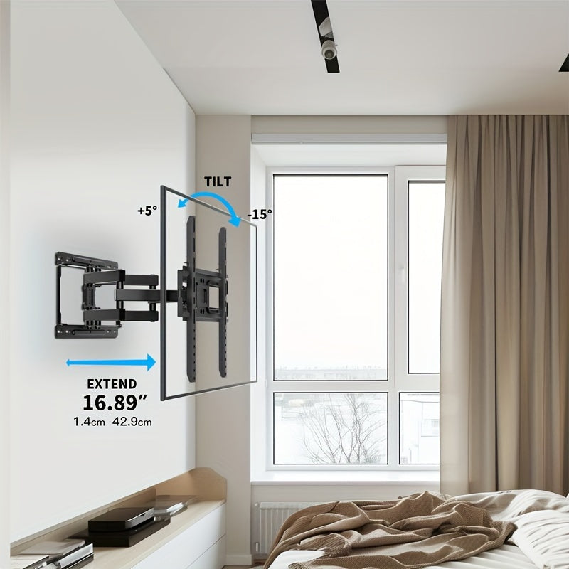 Full Motion TV Wall Mount for 37-75 Inch TVs | Articulating Arms, Swivel & Tilt