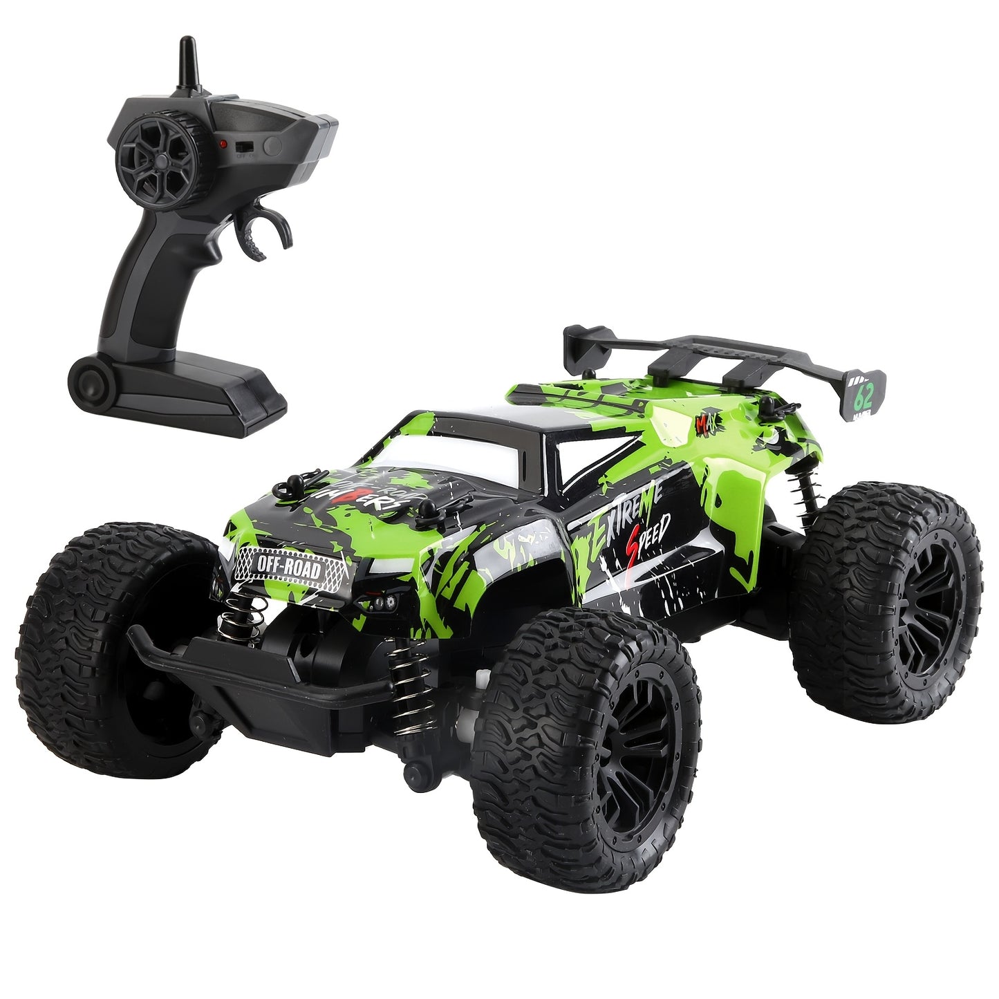 All-Terrain RC Off-Road Toy Car – 2.4GHz Remote Control, Durable Alloy Body