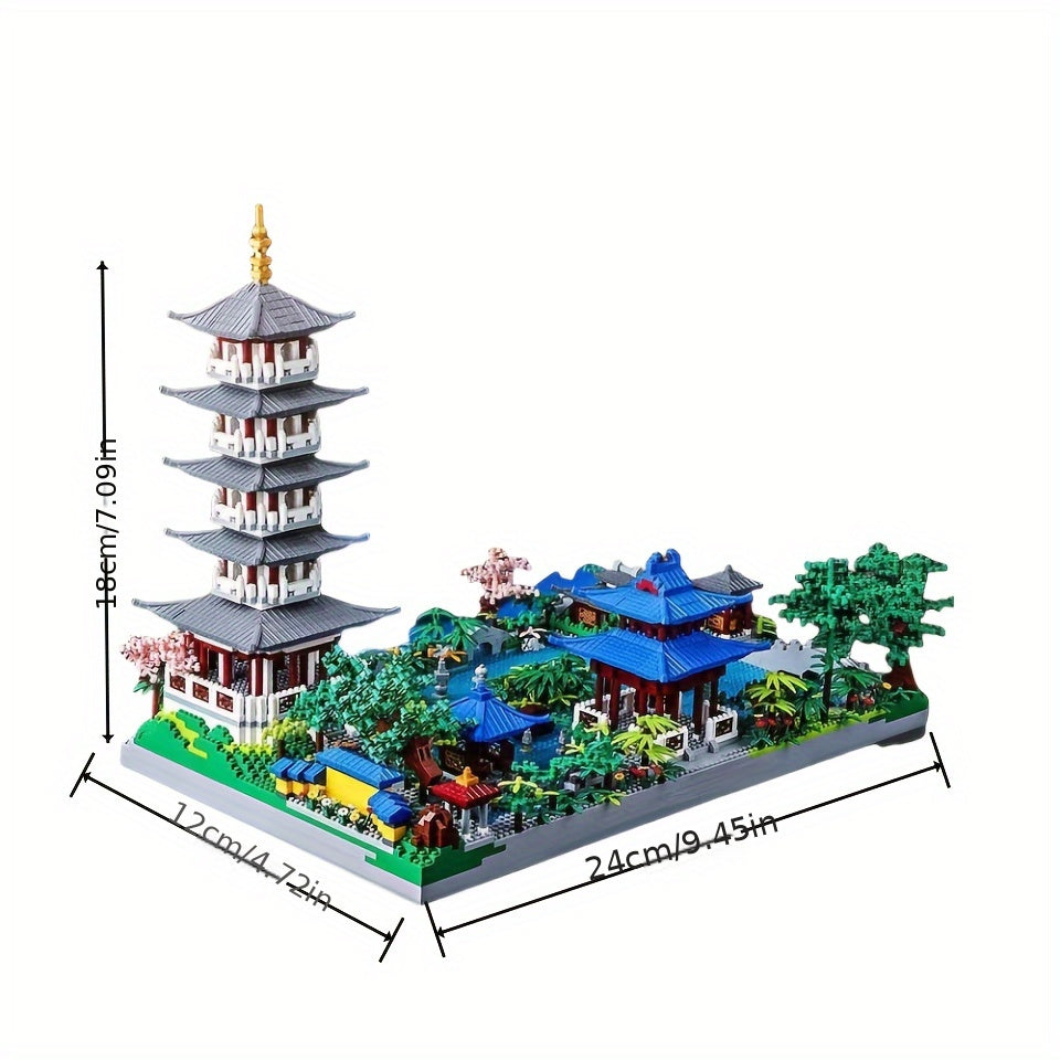 Architecture Building Blocks Set | 3800+ PCS Hangzhou West Lake Landmark Kit