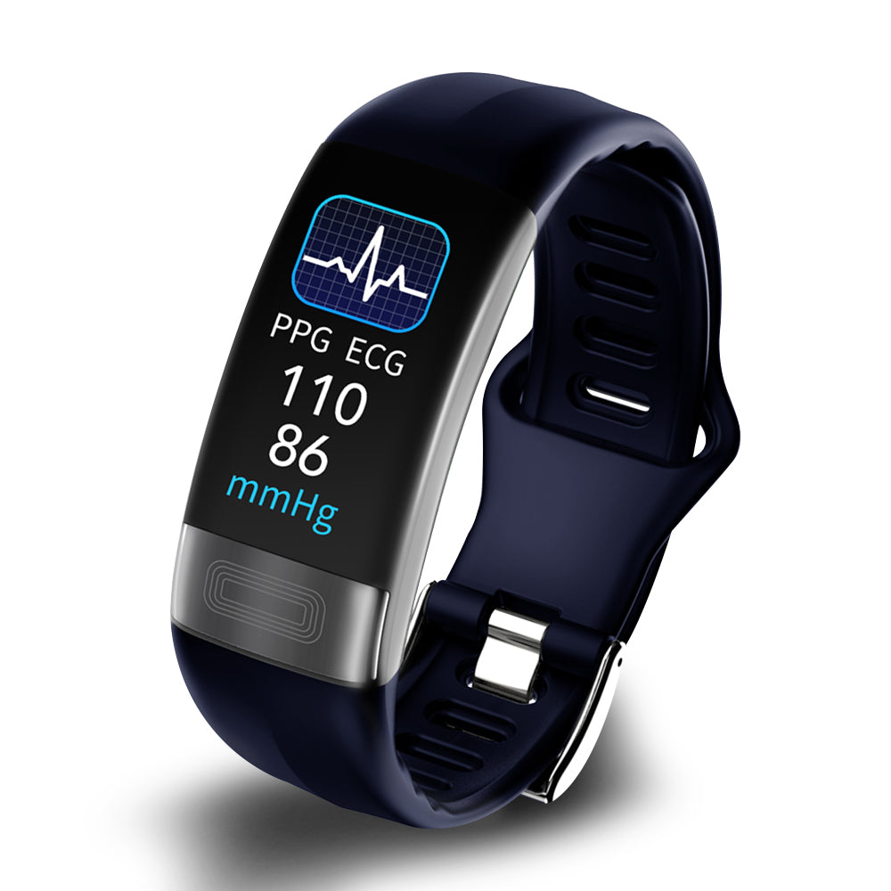 Moktan Sabai Health Monitoring Smartwatch Blue Silicone